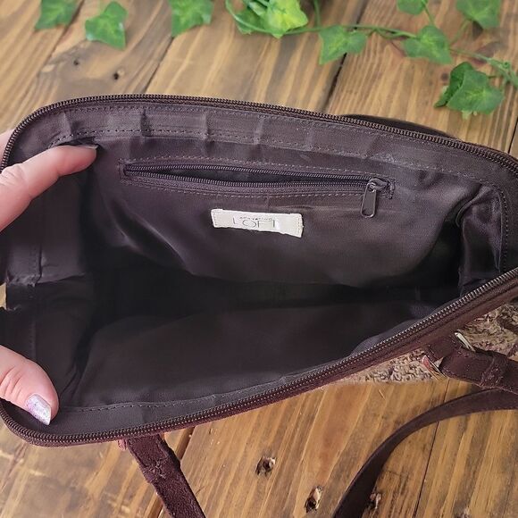 Loft. Ann Taylor. Tweed Hand Bag. Vintage. EUC - Picture 2 of 10